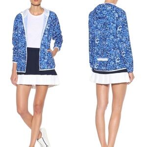 Tory Burch Blue Floral Jacket